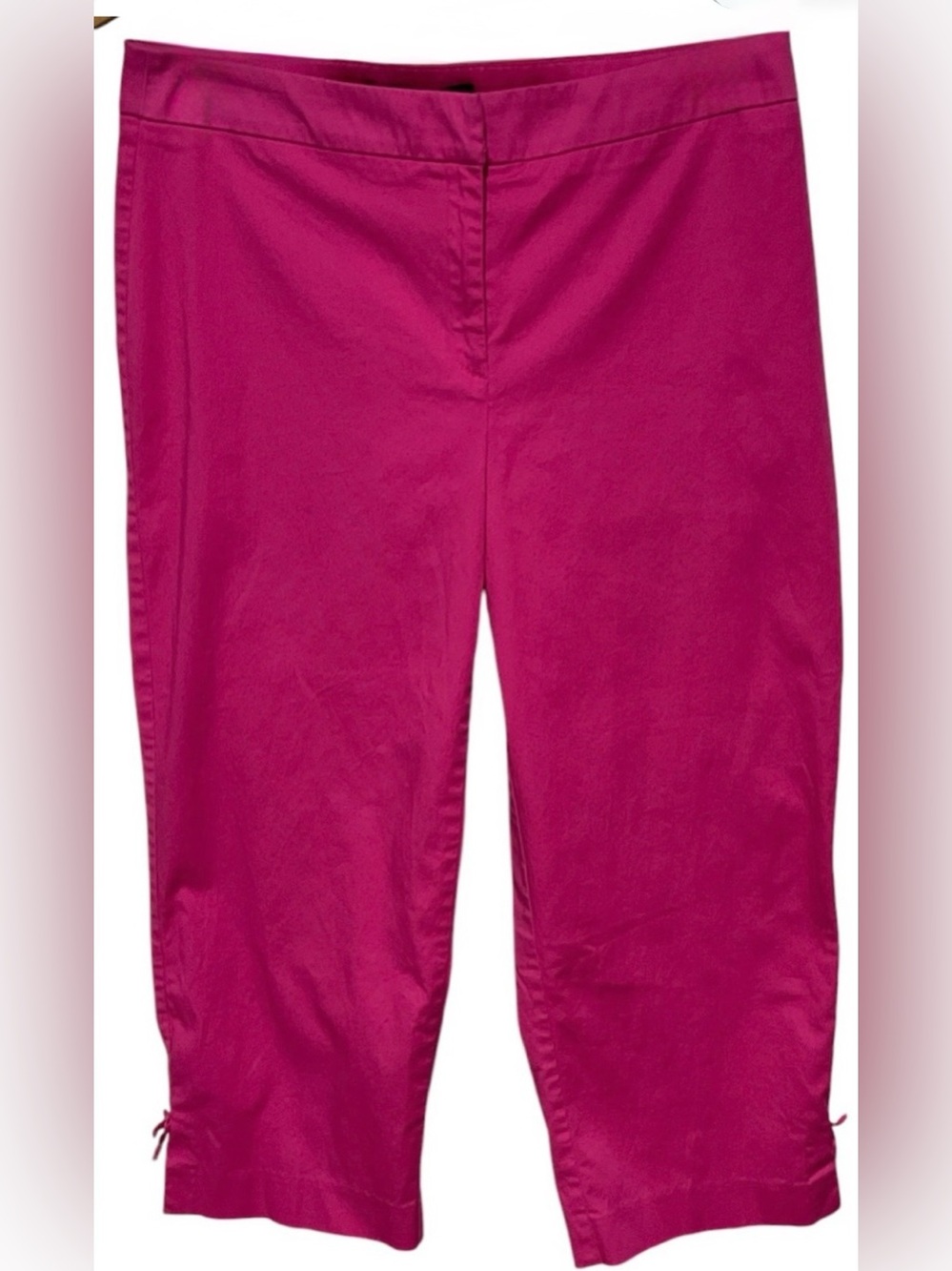Norton McNaughton Stretch Fuchsia Pink Capri Pants Size 10